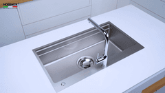 Ảnh CHẬU RỬA BÁT 1 HỐ NOBINOX LIRA NJ564D 12