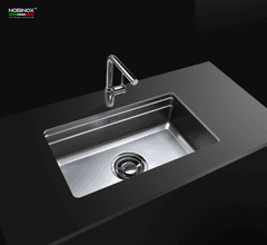 Ảnh CHẬU RỬA BÁT 1 HỐ NOBINOX LIRA NJ566D 3