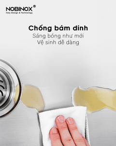 Ảnh CHẬU RỬA BÁT 2 HỐ NOBINOX LUMIA NJ512 9