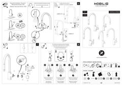 Ảnh VÒI RỬA BÁT DÂY RÚT NOBILI RING NB131L 38
