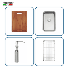 Ảnh CHẬU RỬA BÁT 1 HỐ NOBINOX LIKEN NL725D 32