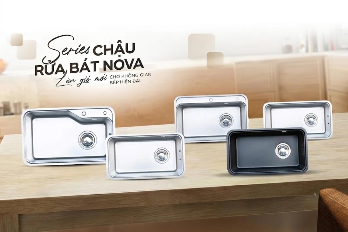 BỘ SƯU TẬP CHẬU BẾP NOBINOX NOVA