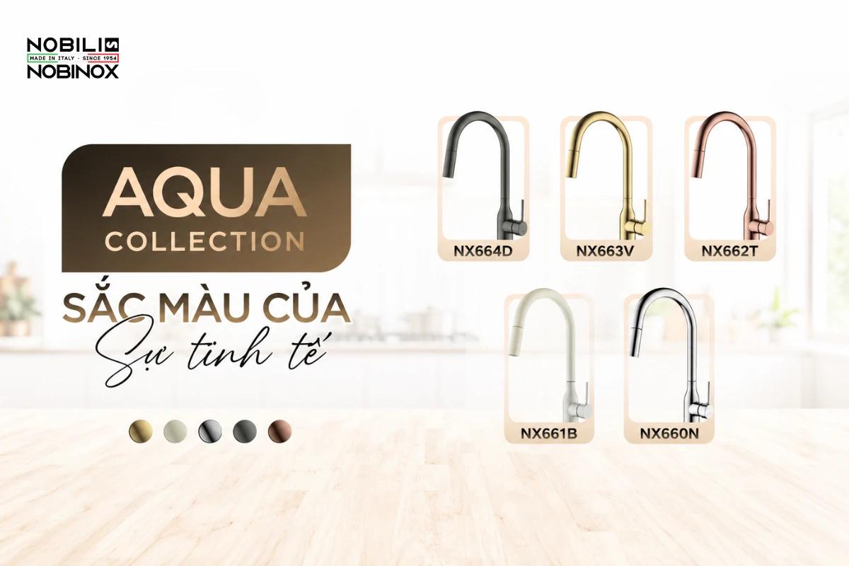 Bộ sưu tập vòi rửa bát NOBINOX AQUA