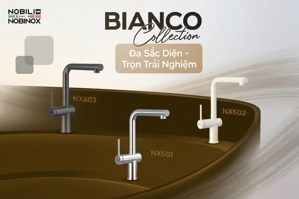 BỘ SƯU TẬP VÒI RỬA BÁT NOBINOX BIANCO