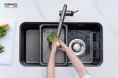 Ảnh CHẬU RỬA BÁT 1 HỐ NOBINOX MONO VA206B 4