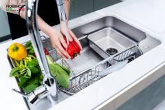 Ảnh CHẬU RỬA BÁT 1 HỐ NOBINOX ARVO B085 8