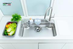 Ảnh CHẬU RỬA BÁT 1 HỐ NOBINOX ARVO B180 18