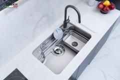 Ảnh CHẬU RỬA BÁT 1 HỐ NOBINOX ARVO B275 4