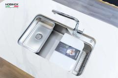 Ảnh CHẬU RỬA BÁT 1 HỐ NOBINOX HARI PLUS 8250R 3