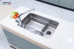 Ảnh CHẬU RỬA BÁT 1 HỐ NOBINOX LIKEN 770D 8