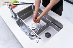 Ảnh CHẬU RỬA BÁT 1 HỐ NOBINOX LIKEN 770D 9