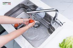 Ảnh CHẬU RỬA BÁT 1 HỐ NOBINOX LIKEN 770D 10