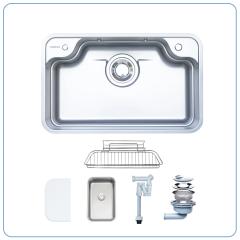Ảnh CHẬU RỬA BÁT 1 HỐ NOBINOX LIRA NJ580D 2