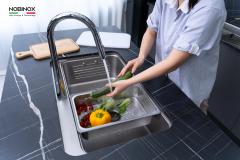 Ảnh CHẬU RỬA BÁT 1 HỐ NOBINOX MONO VA207 9