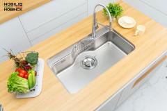 Ảnh CHẬU RỬA BÁT 1 HỐ NOBINOX ROSA NN995D 11