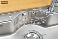 Ảnh CHẬU RỬA BÁT 1 HỐ NOBINOX ROSA NN995D 6