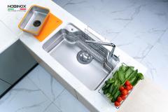Ảnh CHẬU RỬA BÁT 1 HỐ NOBINOX TASA NX8050 3