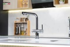 Ảnh VÒI RỬA BÁT DÂY RÚT 3 ĐƯỜNG NƯỚC NOBINOX MIRA NX333 2