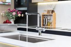 Ảnh VÒI RỬA BÁT DÂY RÚT 3 ĐƯỜNG NƯỚC NOBINOX MIRA NX333 3