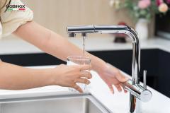 Ảnh VÒI RỬA BÁT DÂY RÚT 3 ĐƯỜNG NƯỚC NOBINOX MIRA NX333 5