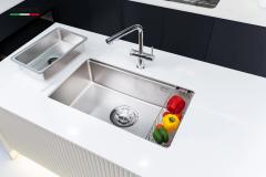 Ảnh CHẬU RỬA BÁT 1 HỐ NOBINOX ROSA NN974DT 3