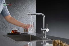 Ảnh VÒI RỬA BÁT DÂY RÚT 3 ĐƯỜNG NƯỚC NOBINOX MIRA NX333 12