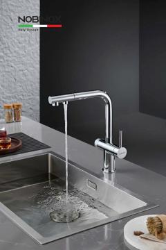 Ảnh VÒI RỬA BÁT DÂY RÚT 3 ĐƯỜNG NƯỚC NOBINOX MIRA NX333 8