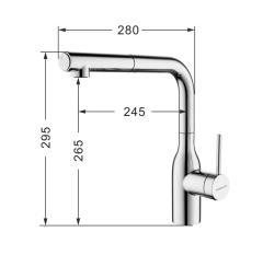 Ảnh VÒI RỬA BÁT DÂY RÚT NOBINOX AQUA VX568 13