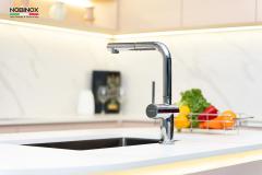 Ảnh VÒI RỬA BÁT DÂY RÚT NOBINOX BIANCO NX601 3