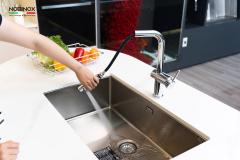 Ảnh VÒI RỬA BÁT DÂY RÚT NOBINOX BIANCO NX601 6