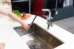 Ảnh VÒI RỬA BÁT DÂY RÚT NOBINOX BIANCO NX601 8