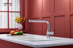 Ảnh VÒI RỬA BÁT DÂY RÚT NOBINOX JAPA NX996 3