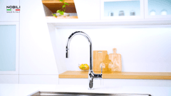 Ảnh VÒI RỬA BÁT DÂY RÚT NOBILI RING NB131L 5