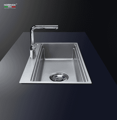 Ảnh CHẬU RỬA BÁT 1 HỐ NOBINOX LIRA NJ560D 3